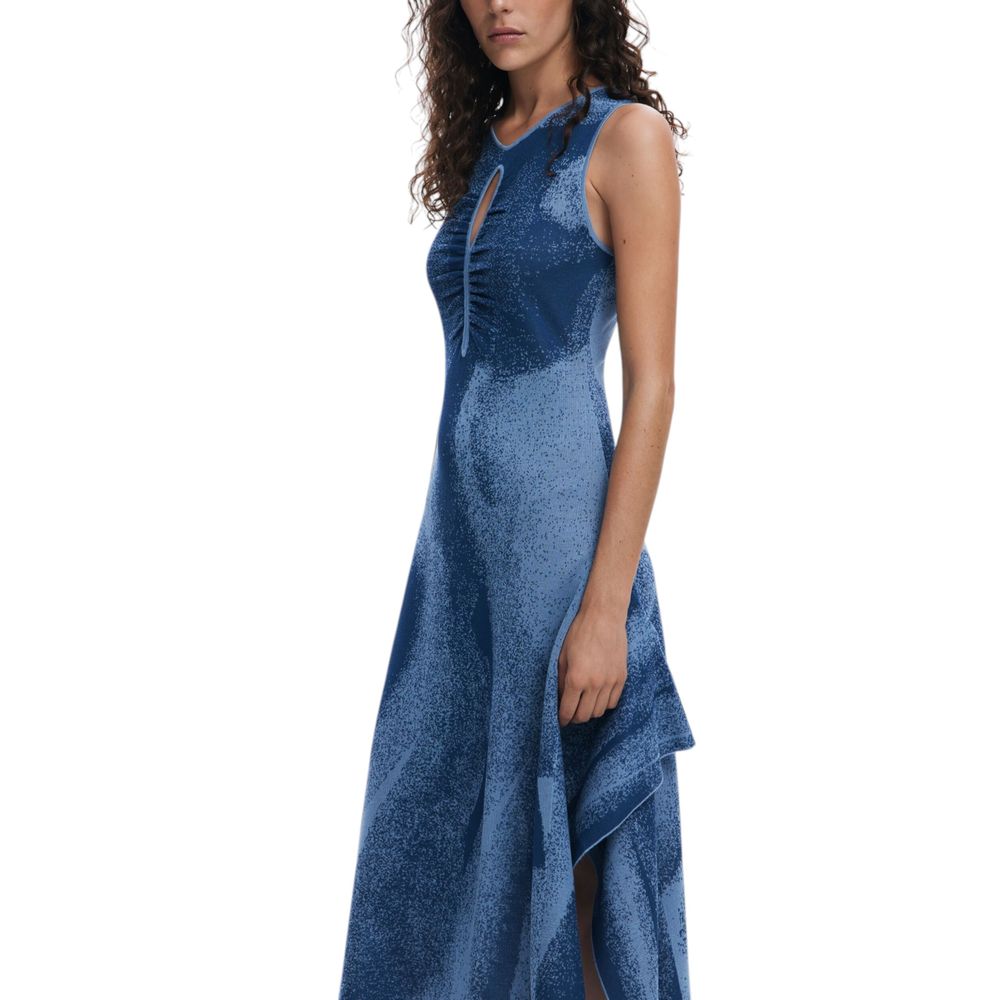Desigual Blue Viscose Long