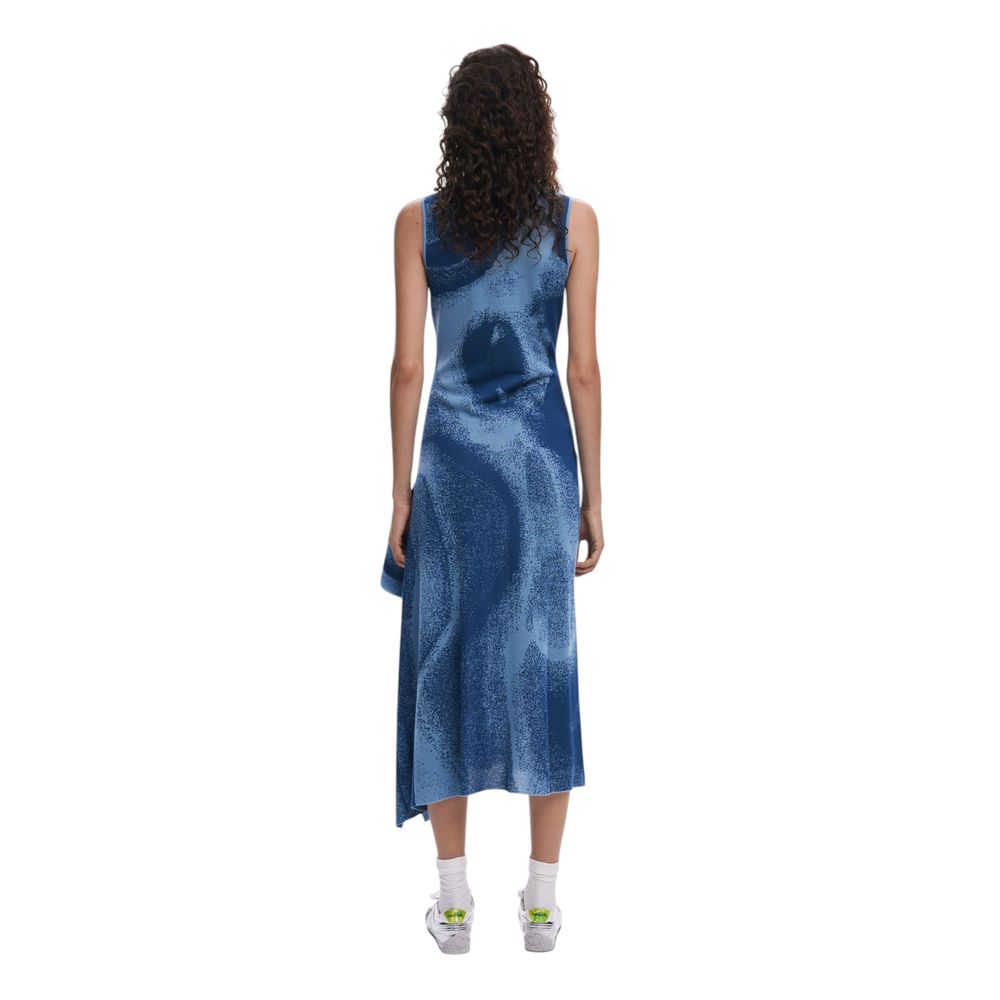 Desigual Blue Viscose Long
