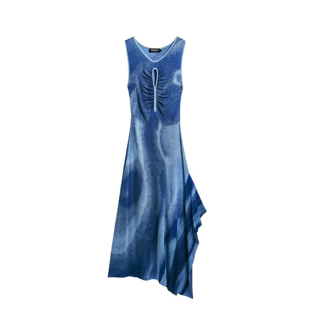 Desigual Blue Viscose Long