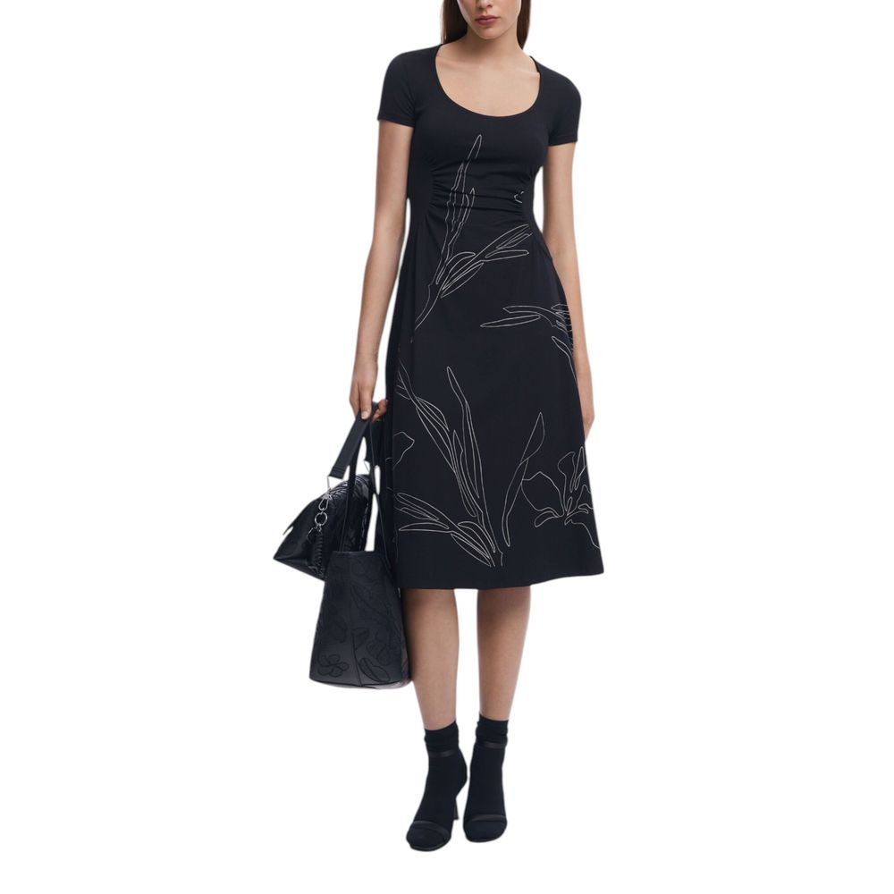 Desigual Black Cotton Long