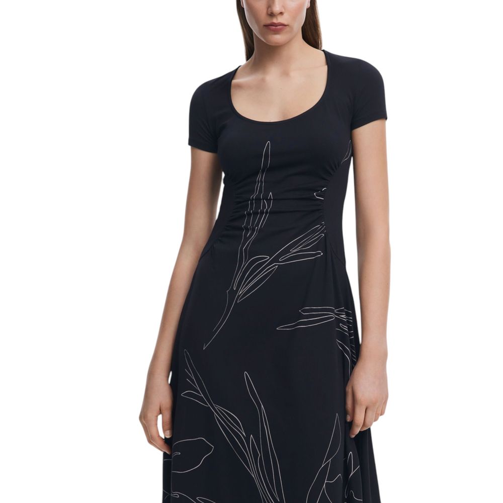 Desigual Black Cotton Long