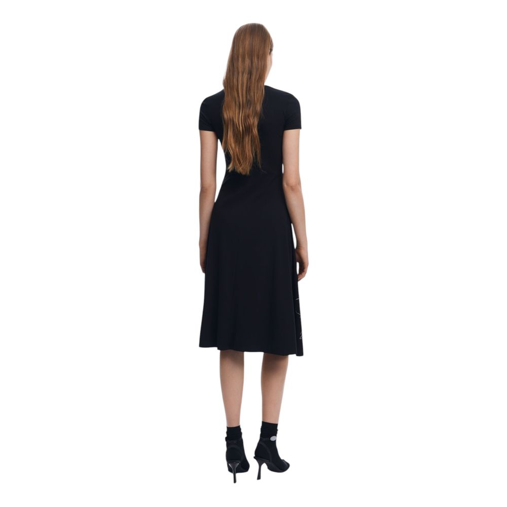 Desigual Black Cotton Long