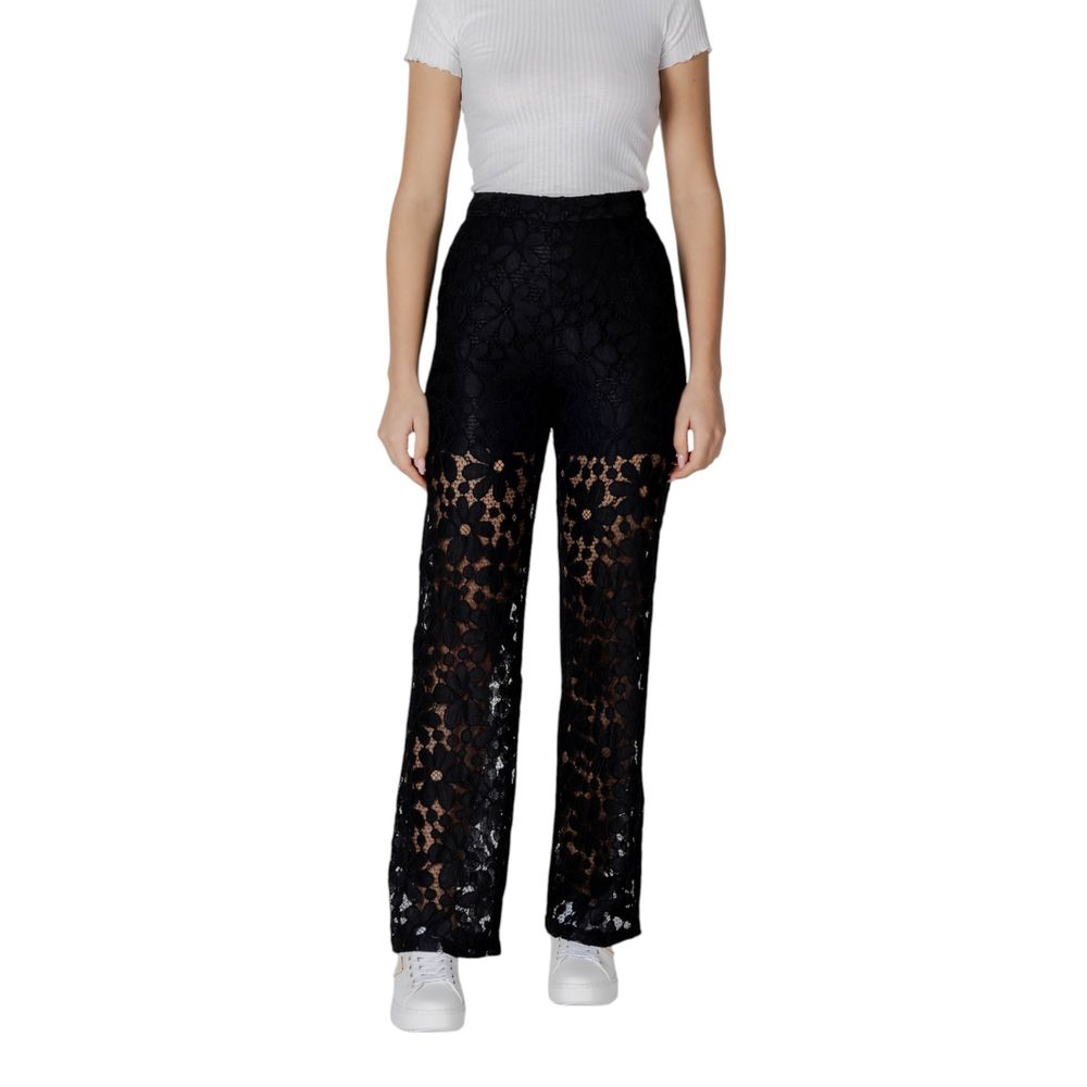Desigual Black Polyester Pant