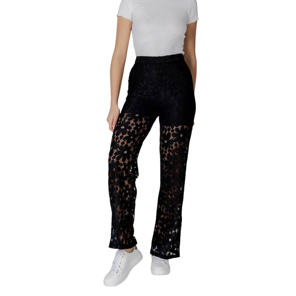 Desigual Black Polyester Pant