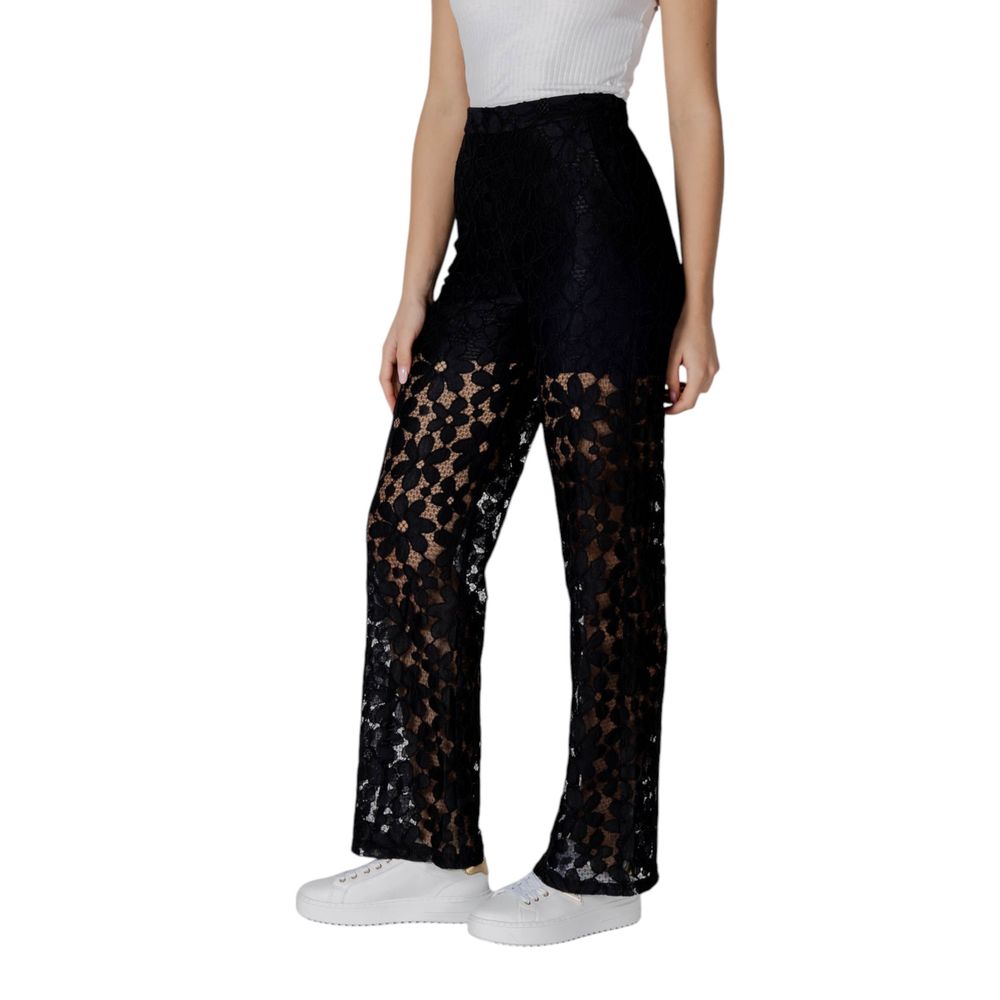 Desigual Black Polyester Pant