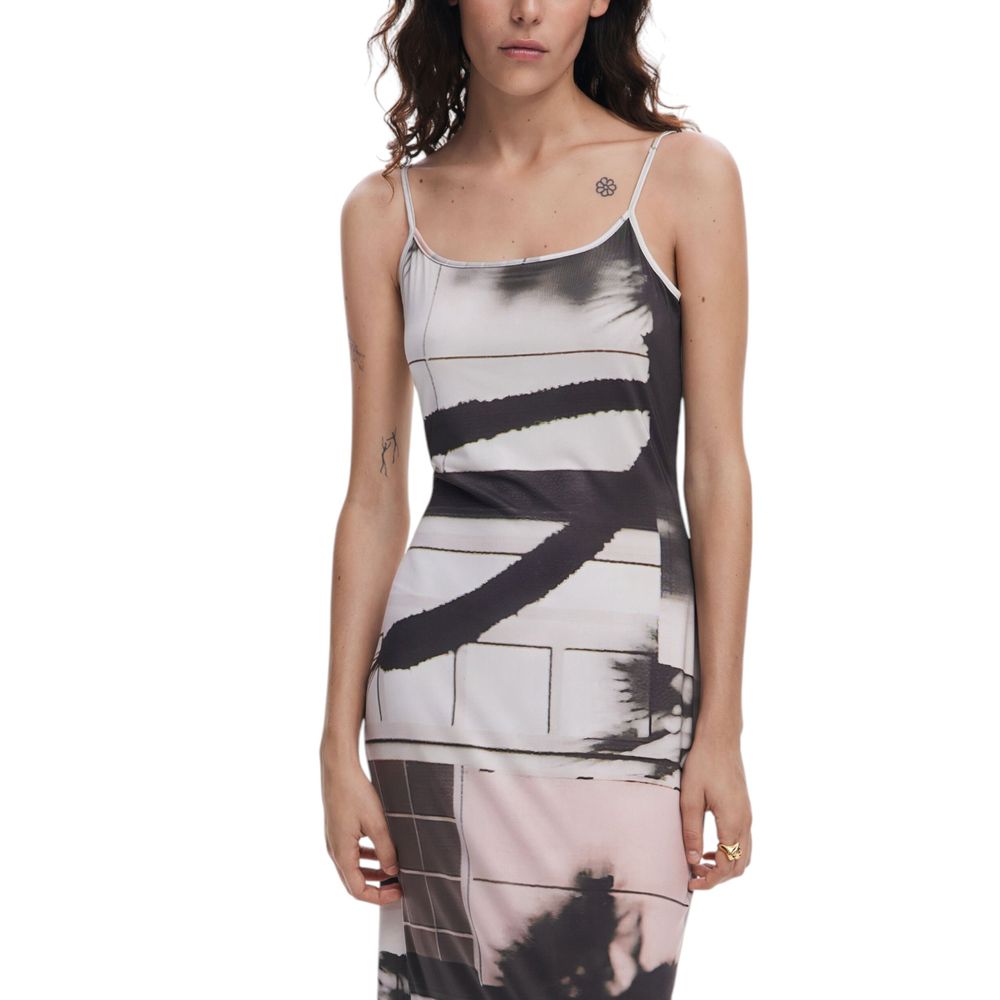 Desigual Beige Polyester Long