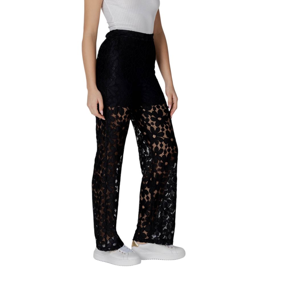 Desigual Black Polyester Pant