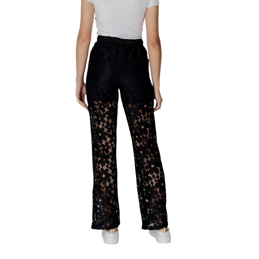 Desigual Black Polyester Pant