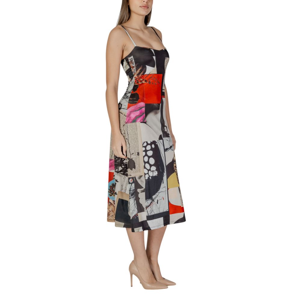 Desigual Red Polyester Long
