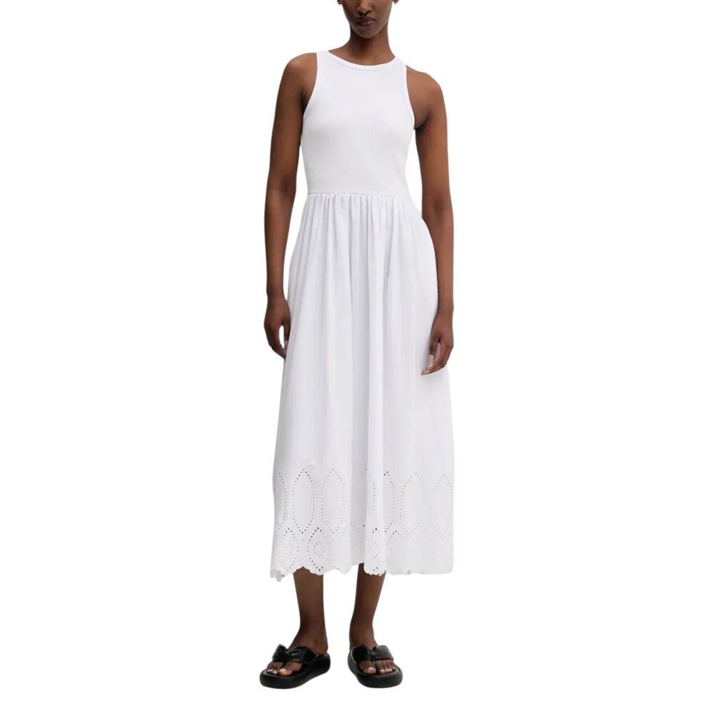 Desigual White Cotton Short