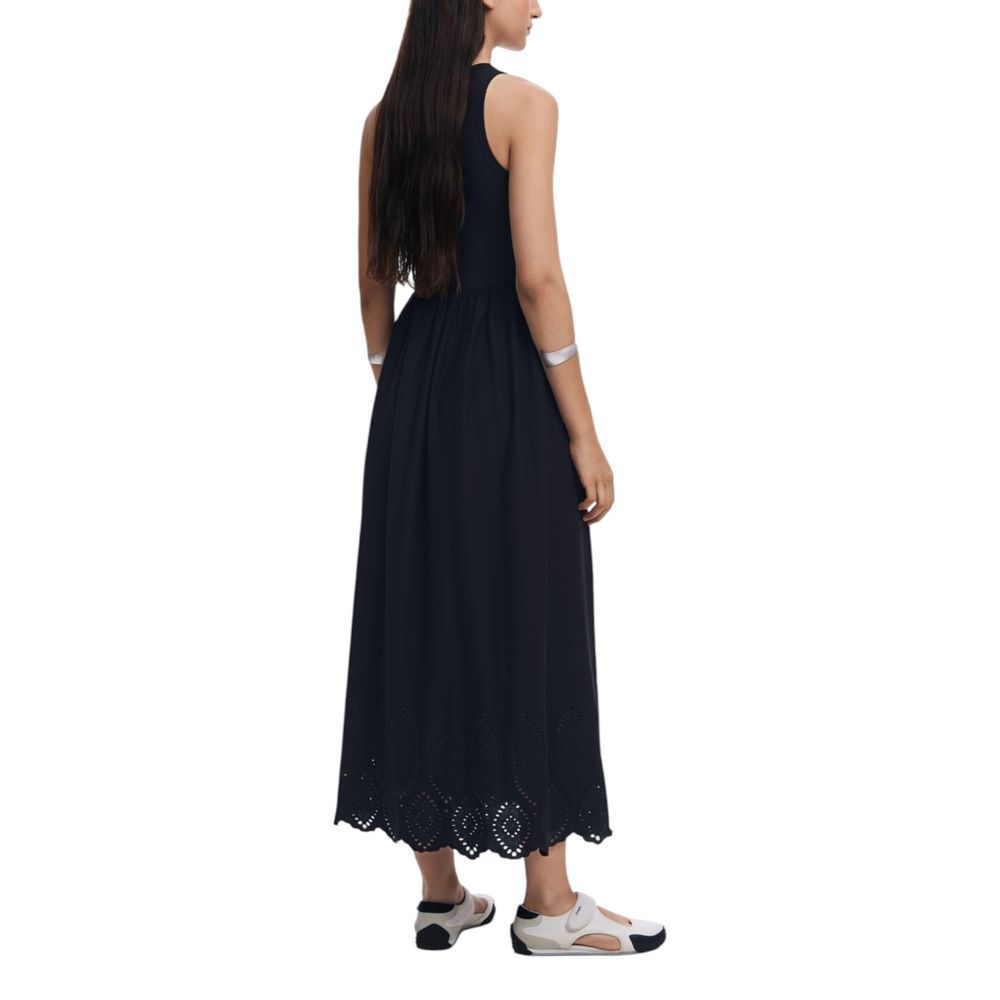 Desigual Black Cotton Short