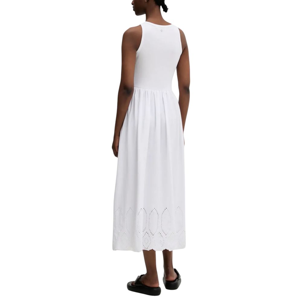 Desigual White Cotton Short