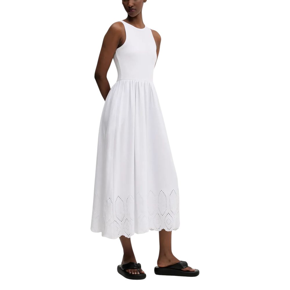 Desigual White Cotton Short