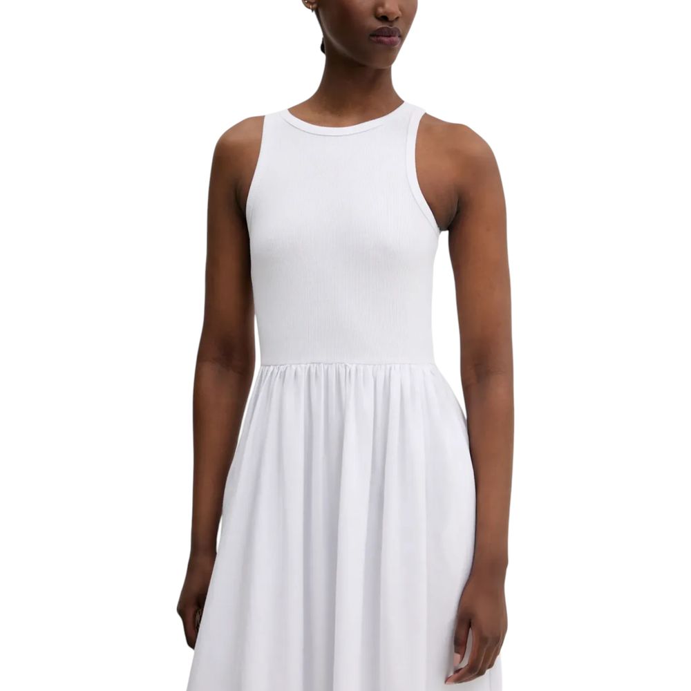 Desigual White Cotton Short