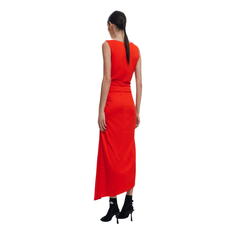 Desigual Red Viscose Long