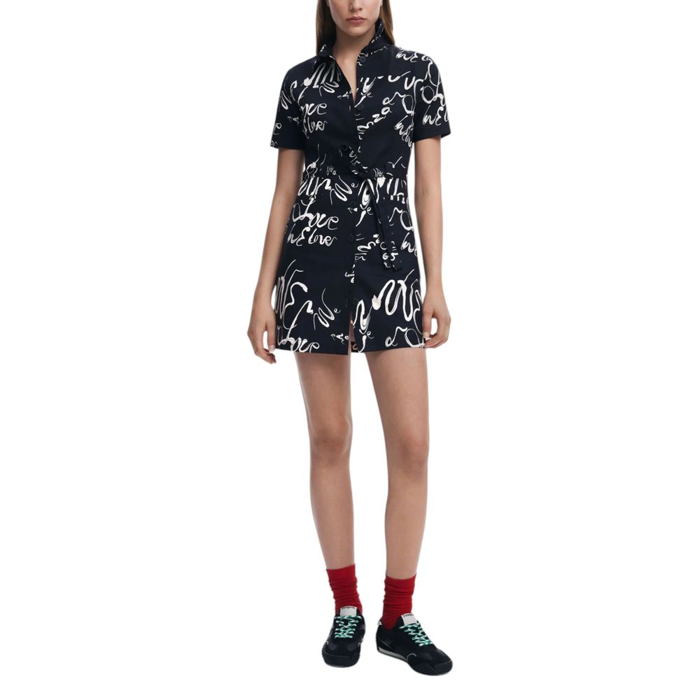 Desigual Black Cotton Long