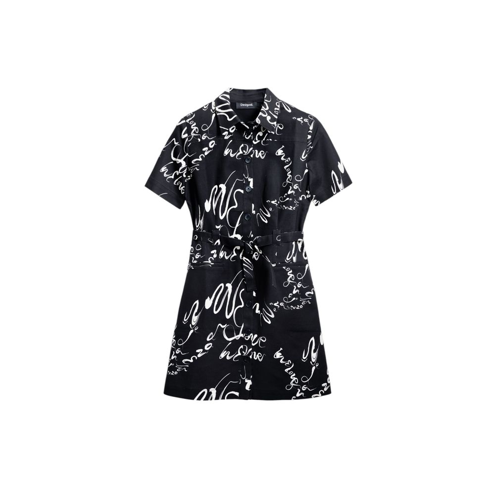 Desigual Black Cotton Long
