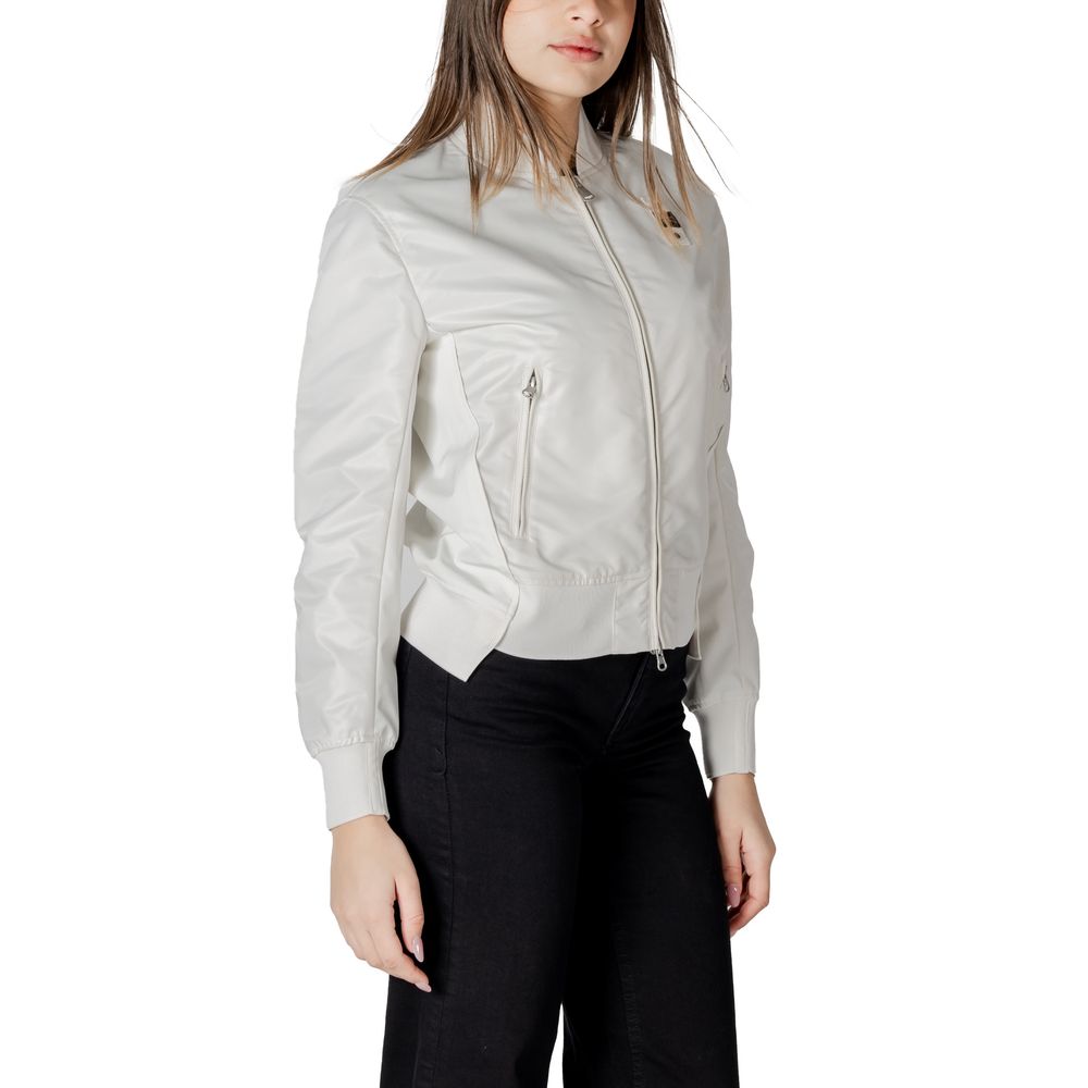 Blauer White Polyamide Jackets & Coat