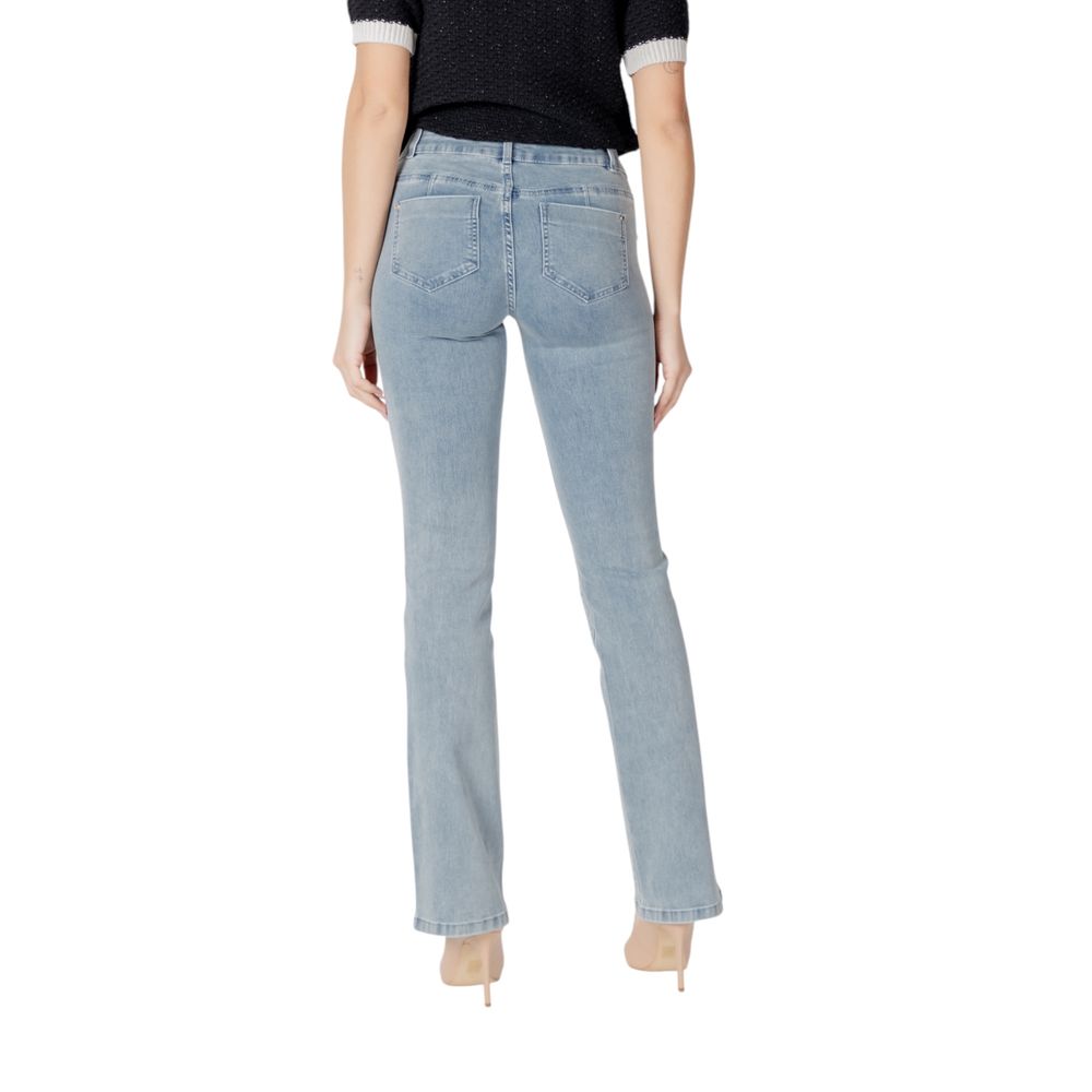 Morgan De Toi Blue Cotton Slim Fit Jean