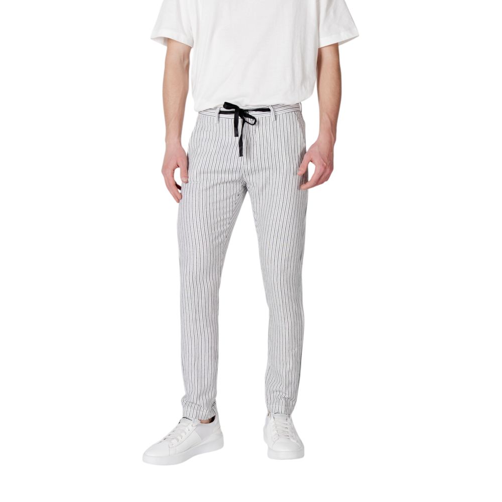 Gianni Lupo Black Linen Pant