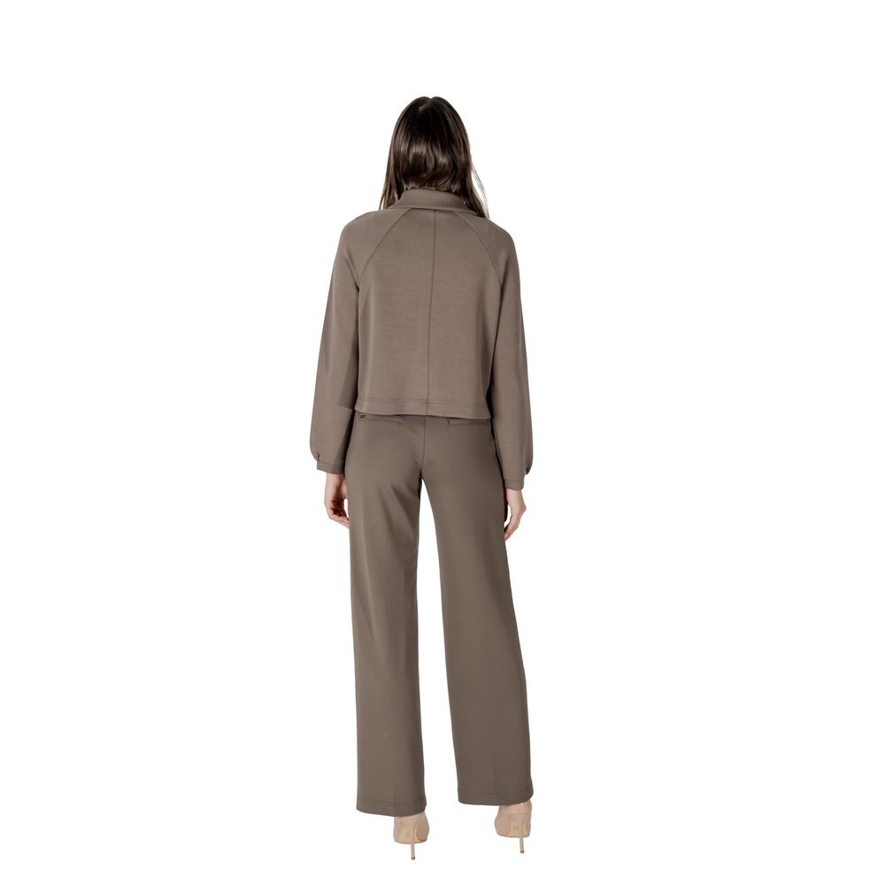 Street One Brown Modal Jackets & Coat