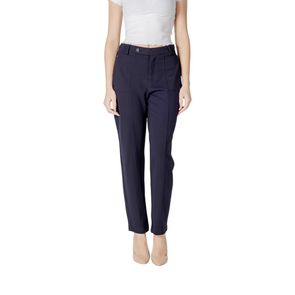 Street One Blue Viscose Pant