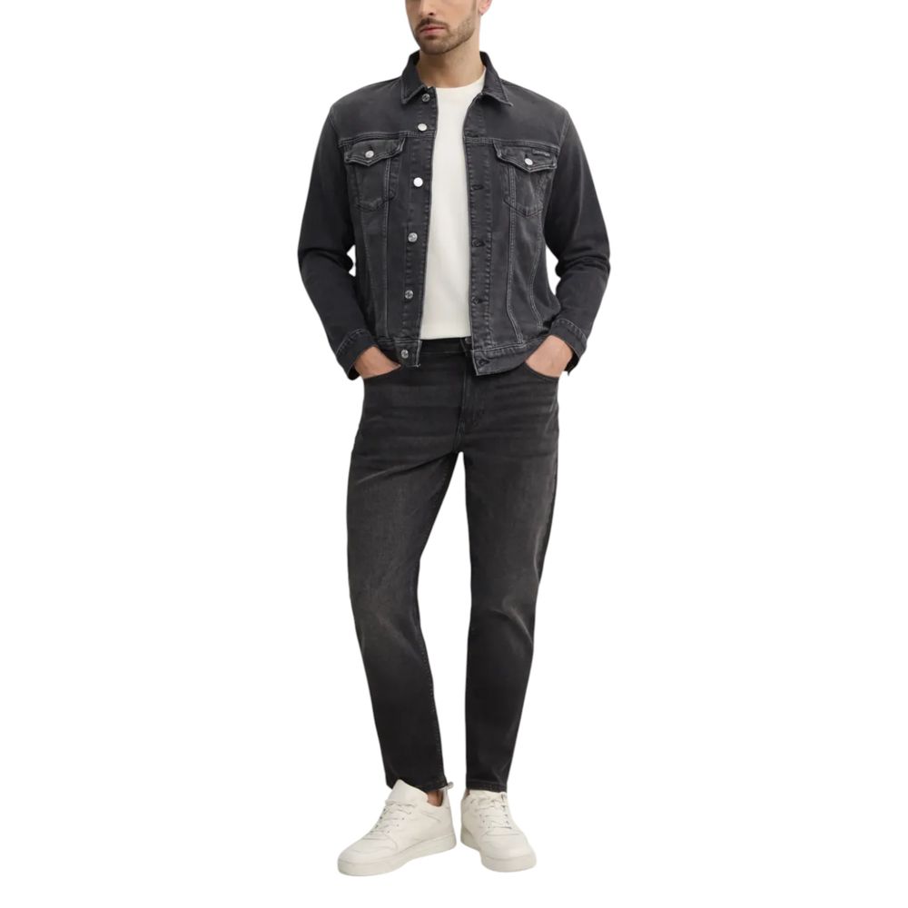 Calvin Klein Jeans Black Cotton Relaxed Fit Jean