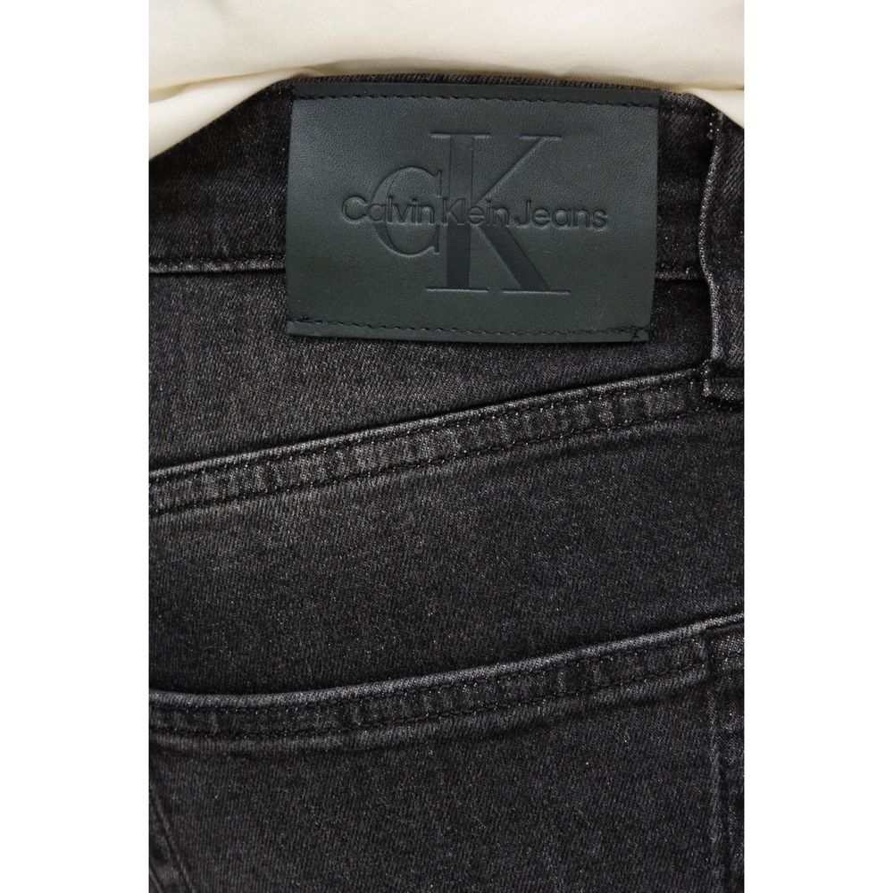 Calvin Klein Jeans Black Cotton Relaxed Fit Jean