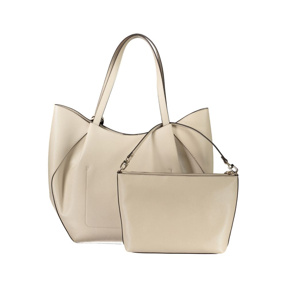 Guess Jeans Beige Polyethylene Women Handbag