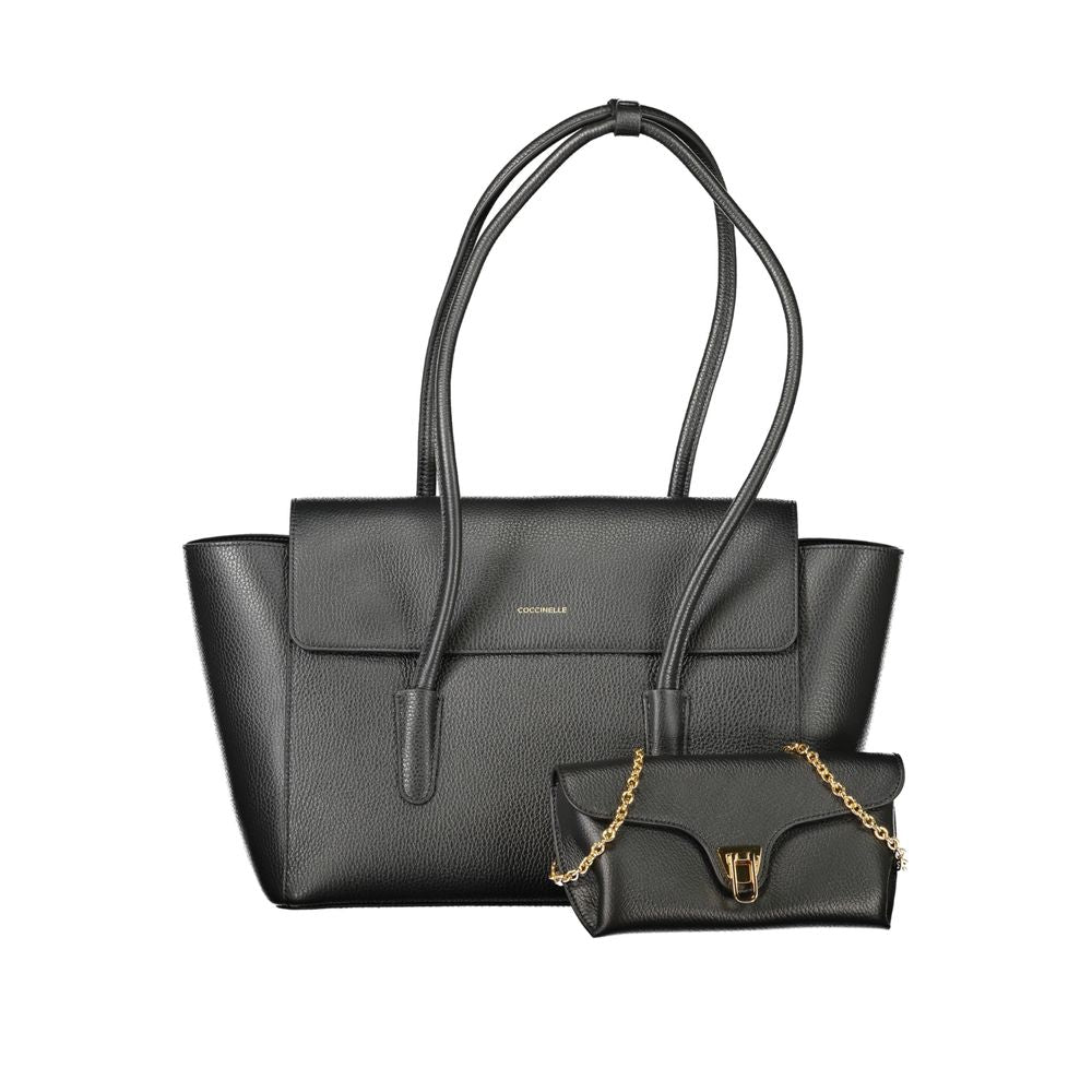 Coccinelle Black Leather Women Handbag