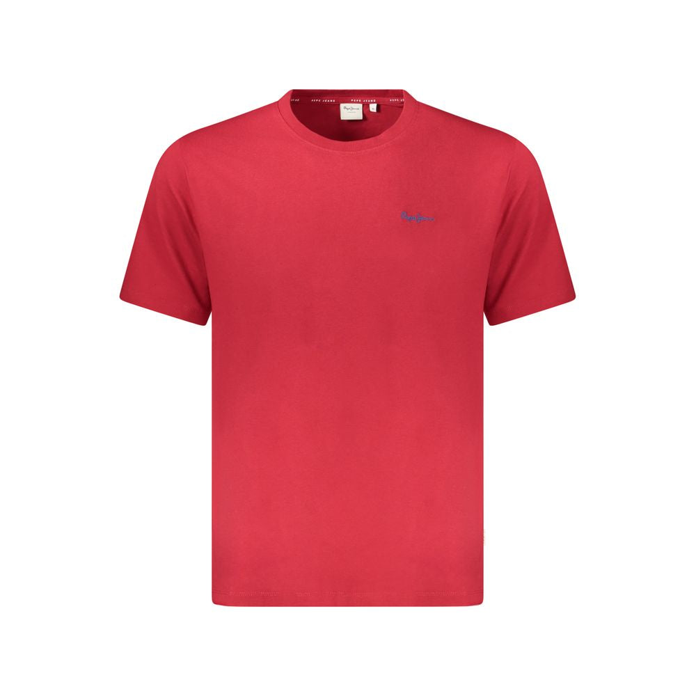 Pepe Jeans Red Cotton Men T-Shirt