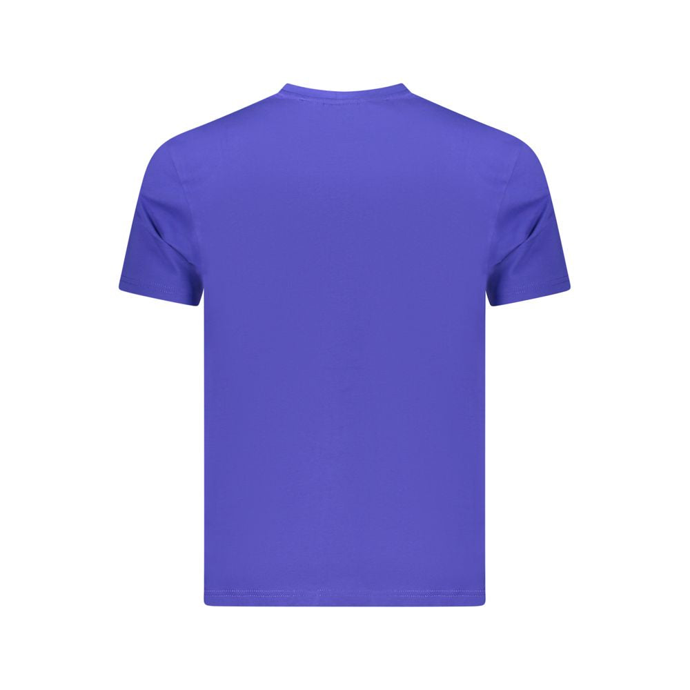 Napapijri Blue Cotton Men T-Shirt