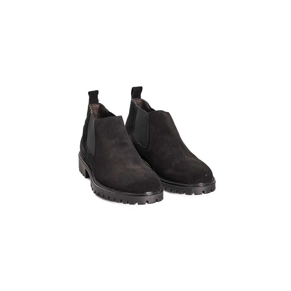 Roberto Pepe Luxury Black Calfskin Men Boot