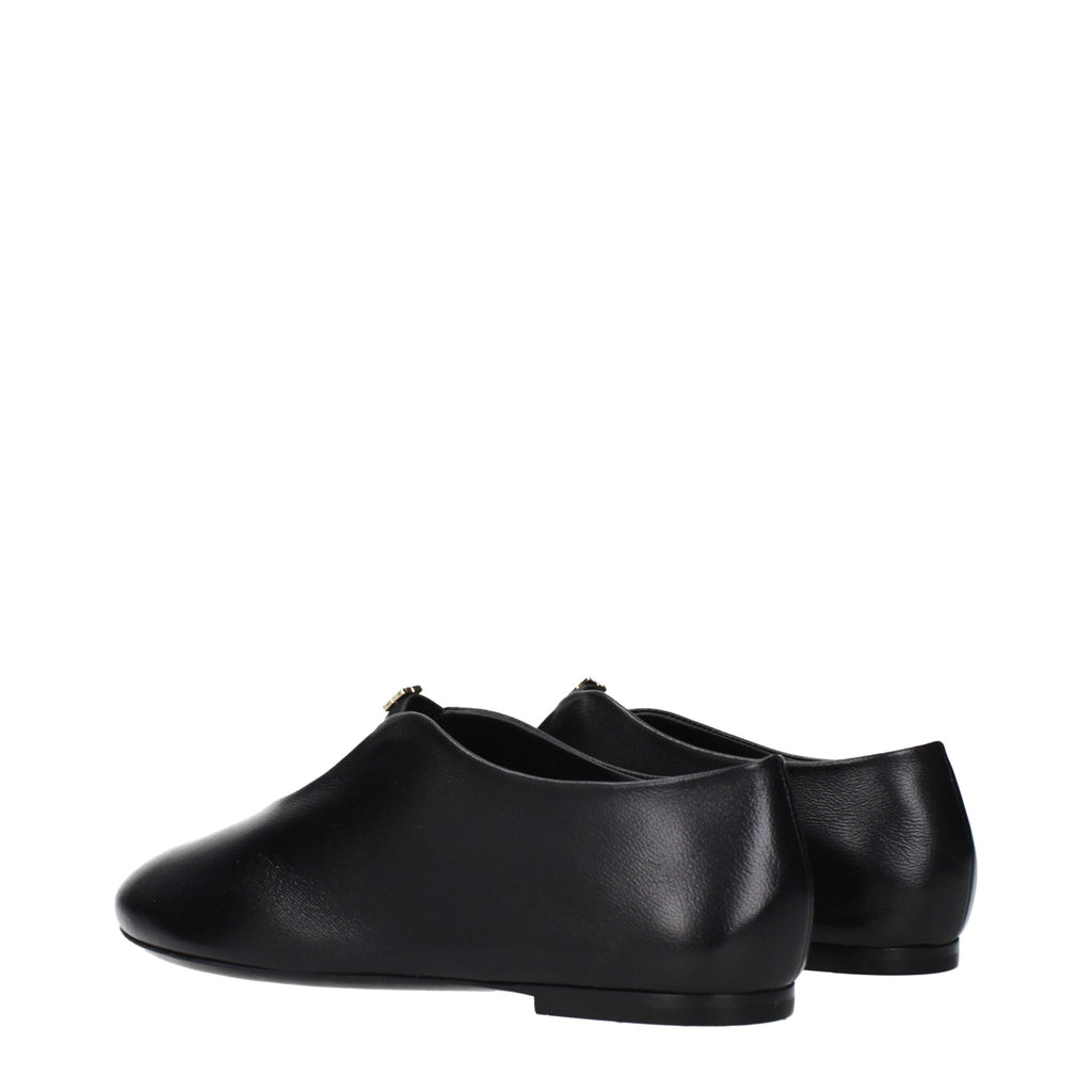 Givenchy Black Leather Ballet Flats