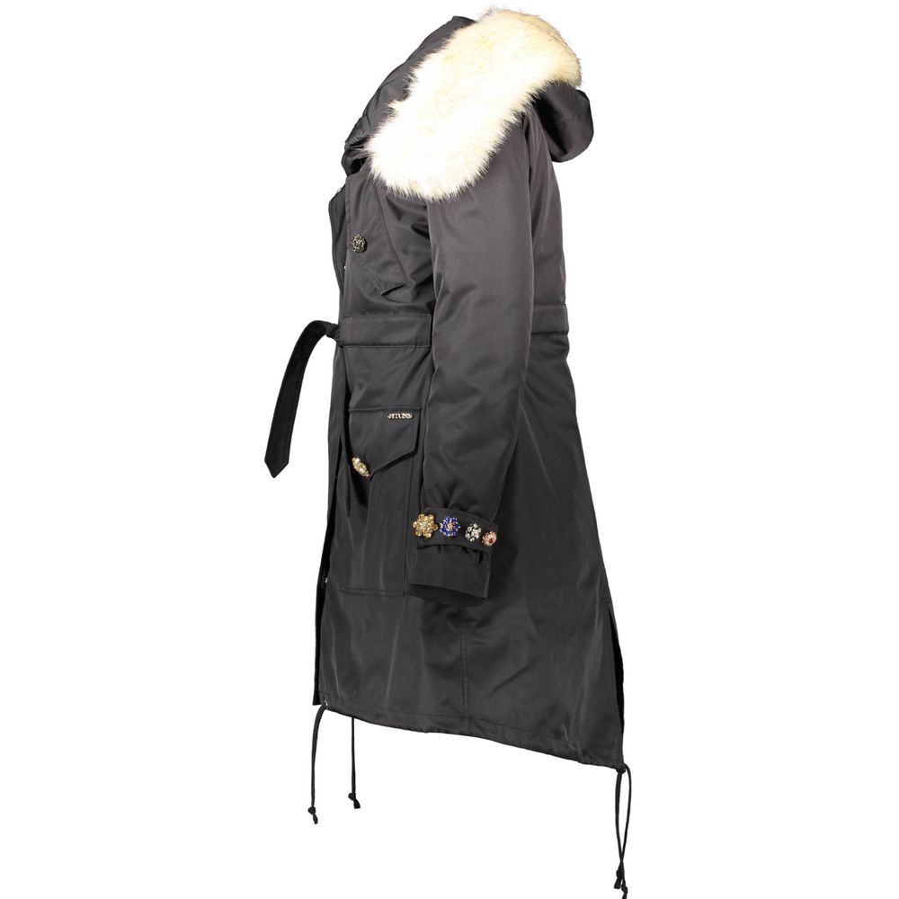 Blugirl Black Polyester Jackets & Coat