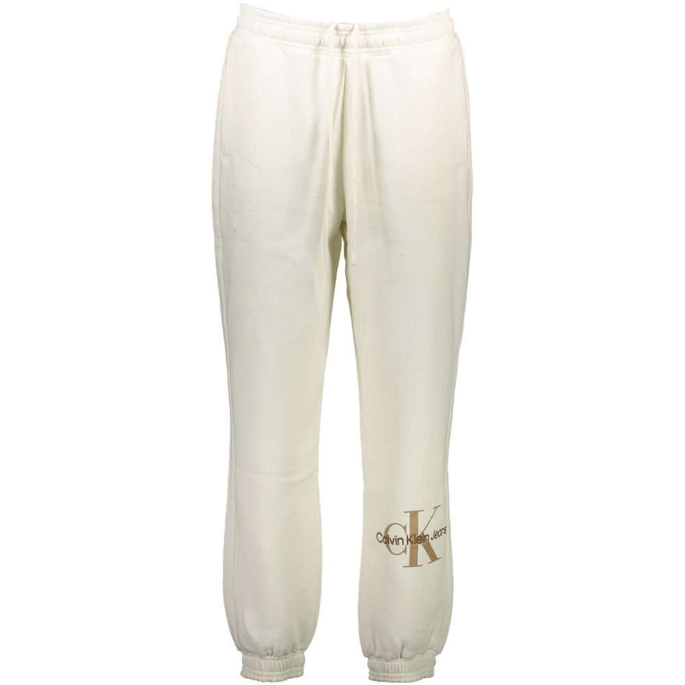 Calvin Klein White Cotton Pant