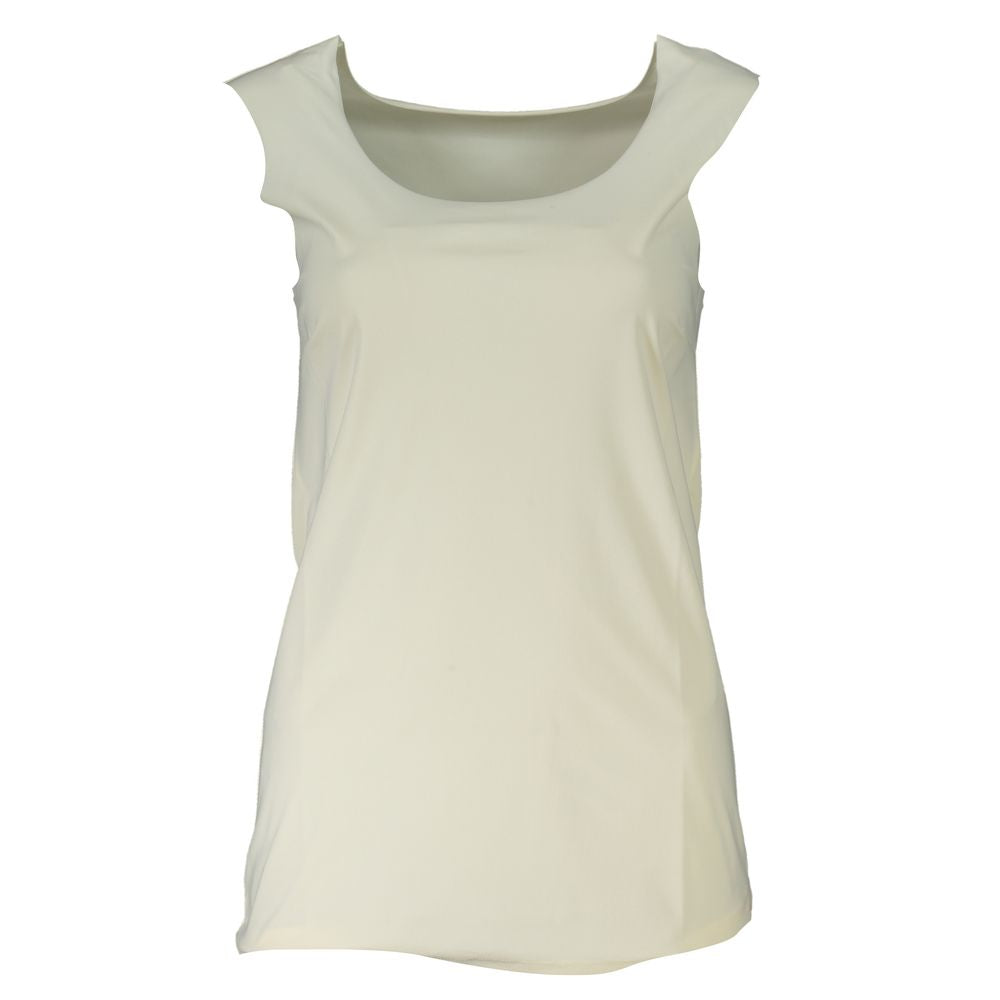 Patrizia Pepe White Elastane Tank Top