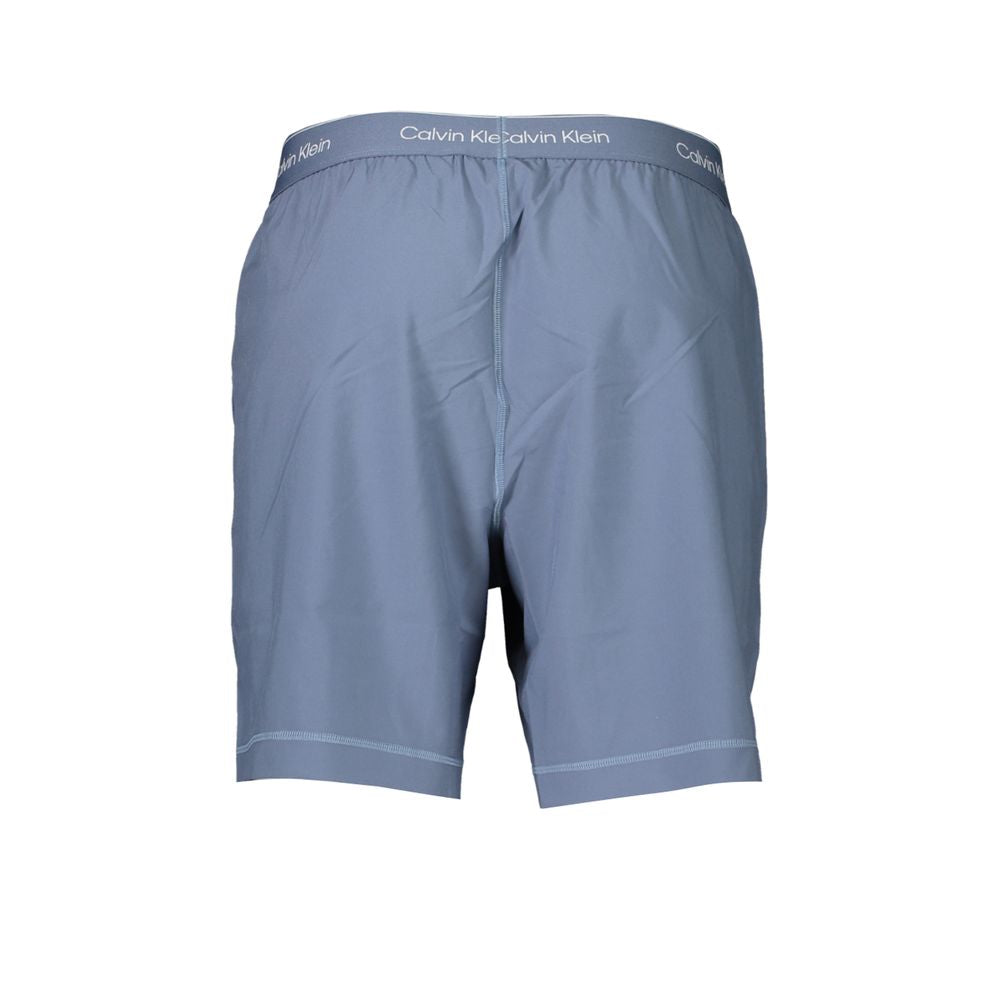 Calvin Klein Blue Polyester Pant