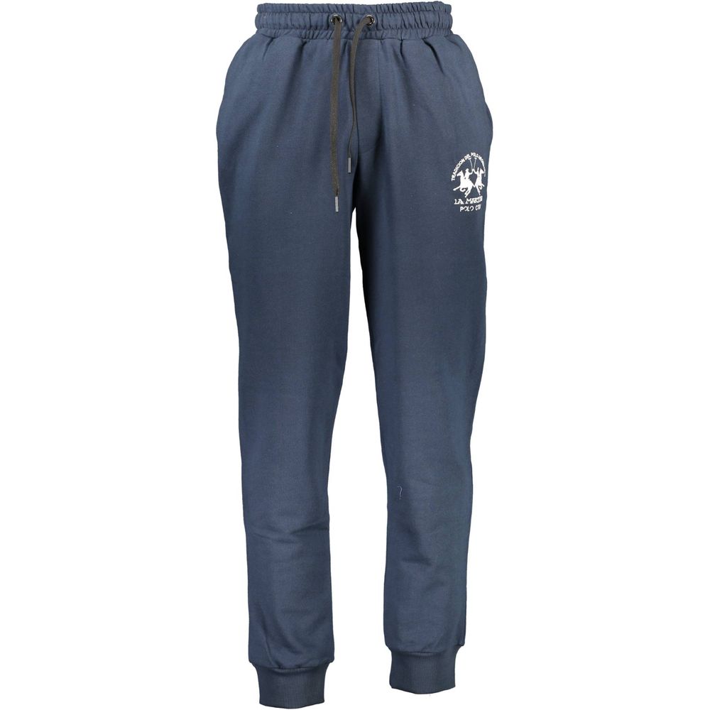 La Martina Blue Cotton Pant