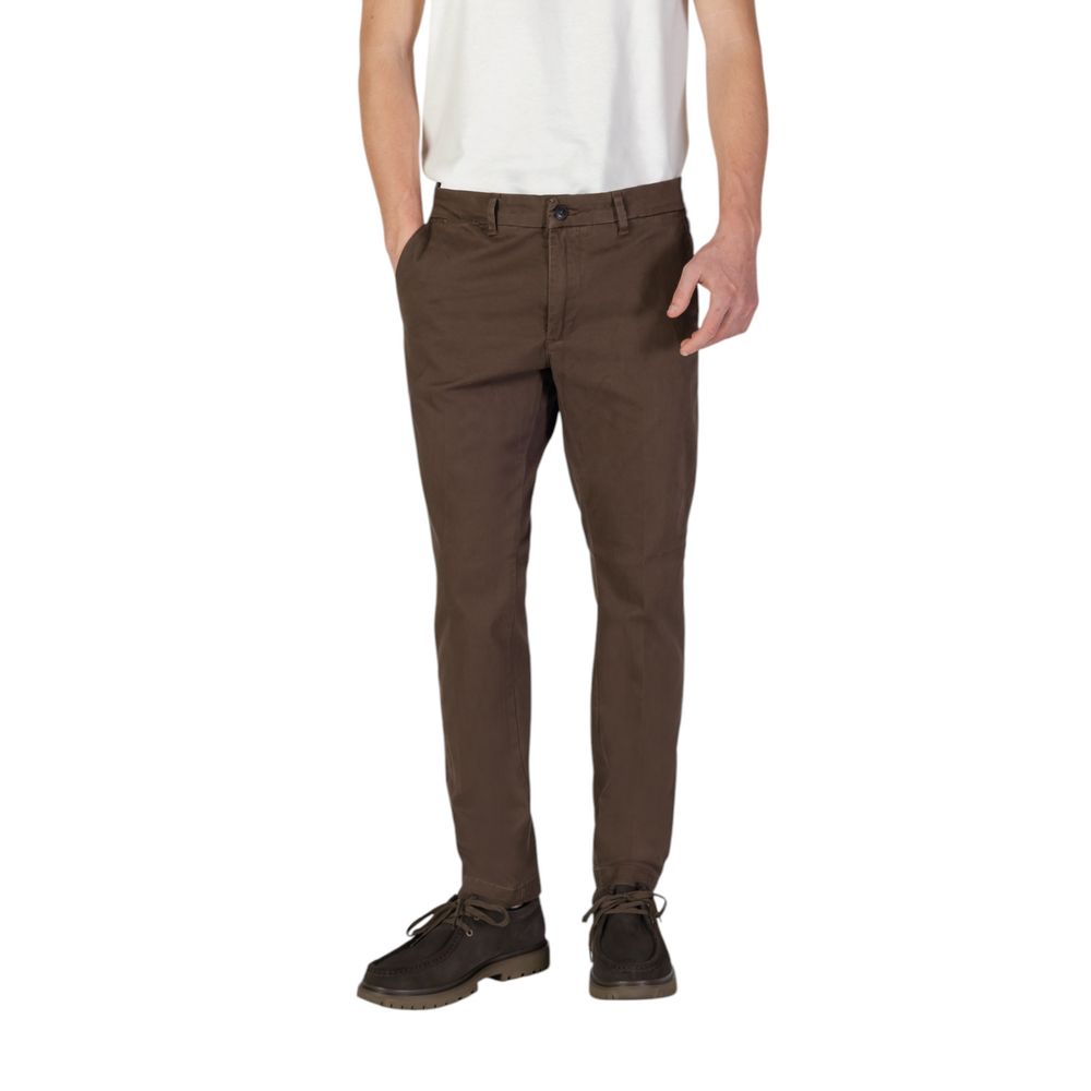 Borghese Brown Cotton Skinny Pant