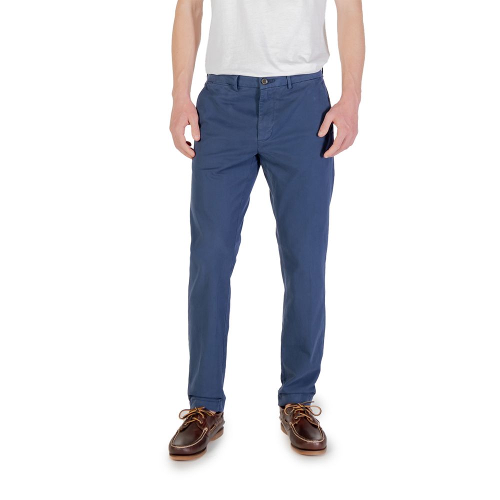 Borghese Blue Cotton Skinny Pant