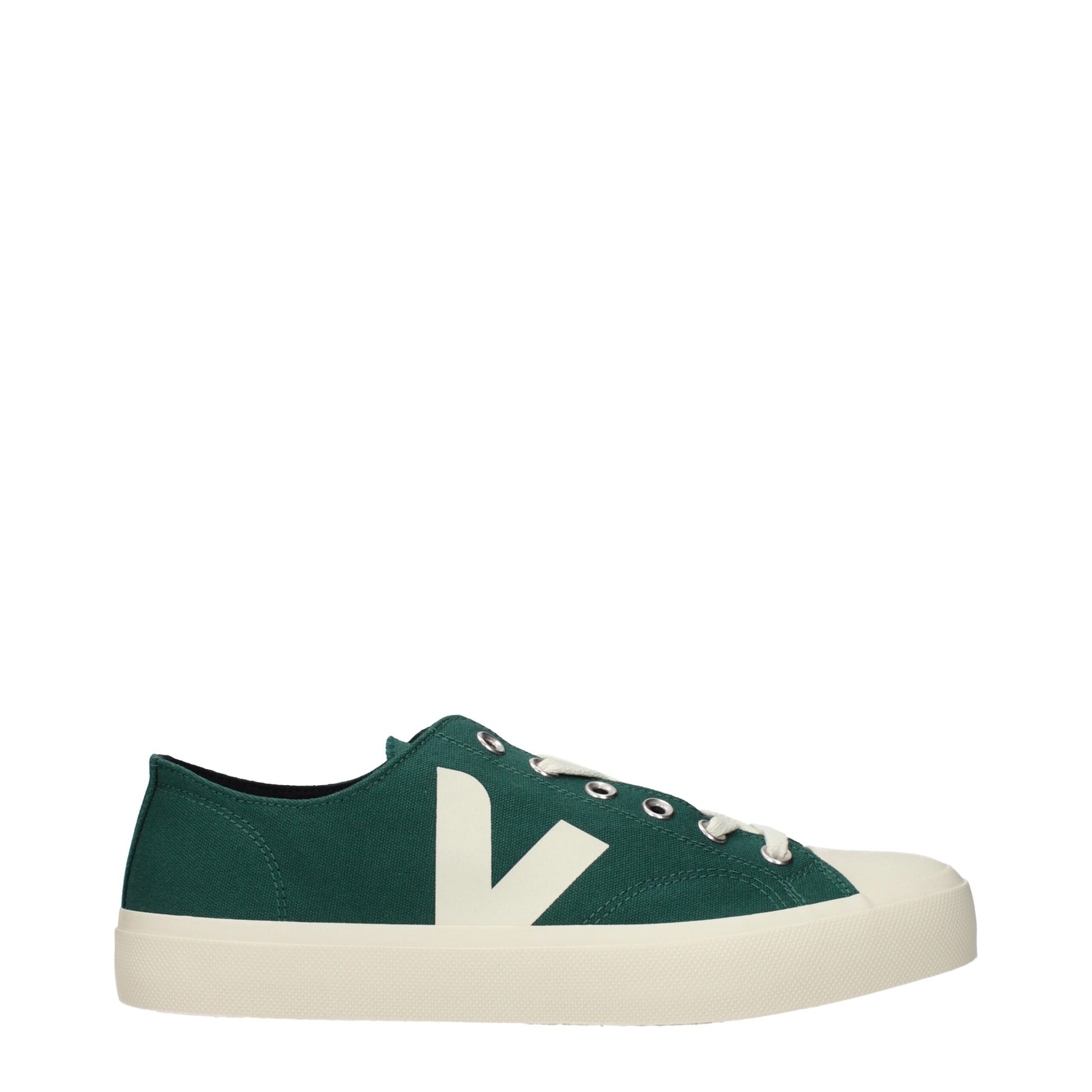 Veja Green Fabric Low Tops