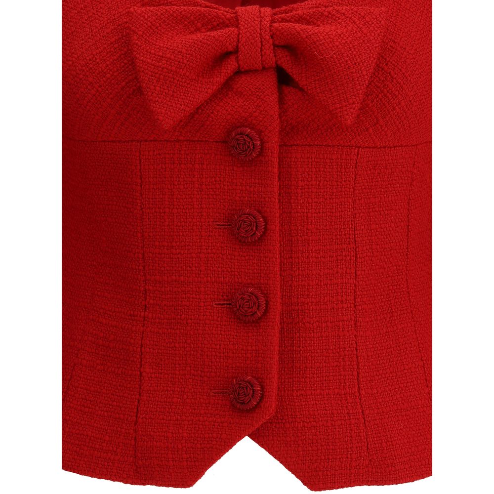 Valentino Red Fleece Wool Clothing