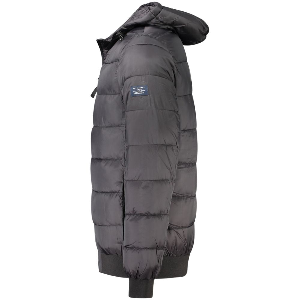 Pepe Jeans Black Polyamide Jackets & Coat