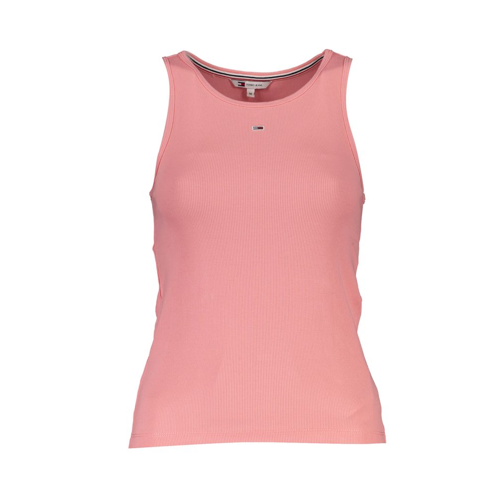 Tommy Hilfiger Pink Cotton Tank Top