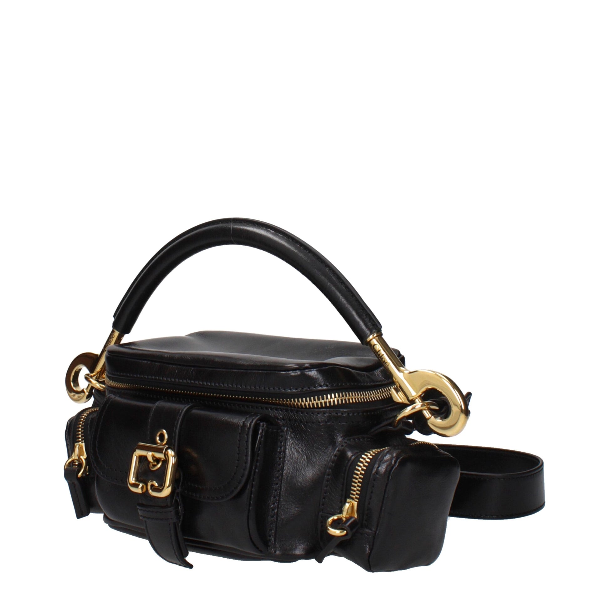 Chloé Black Leather Handbags