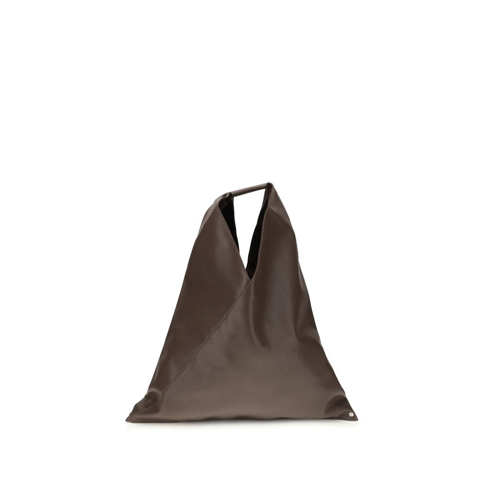 MM6 Brown Polyethylene Handbag