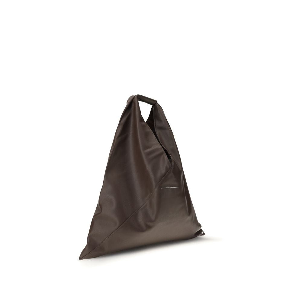 MM6 Brown Polyethylene Handbag