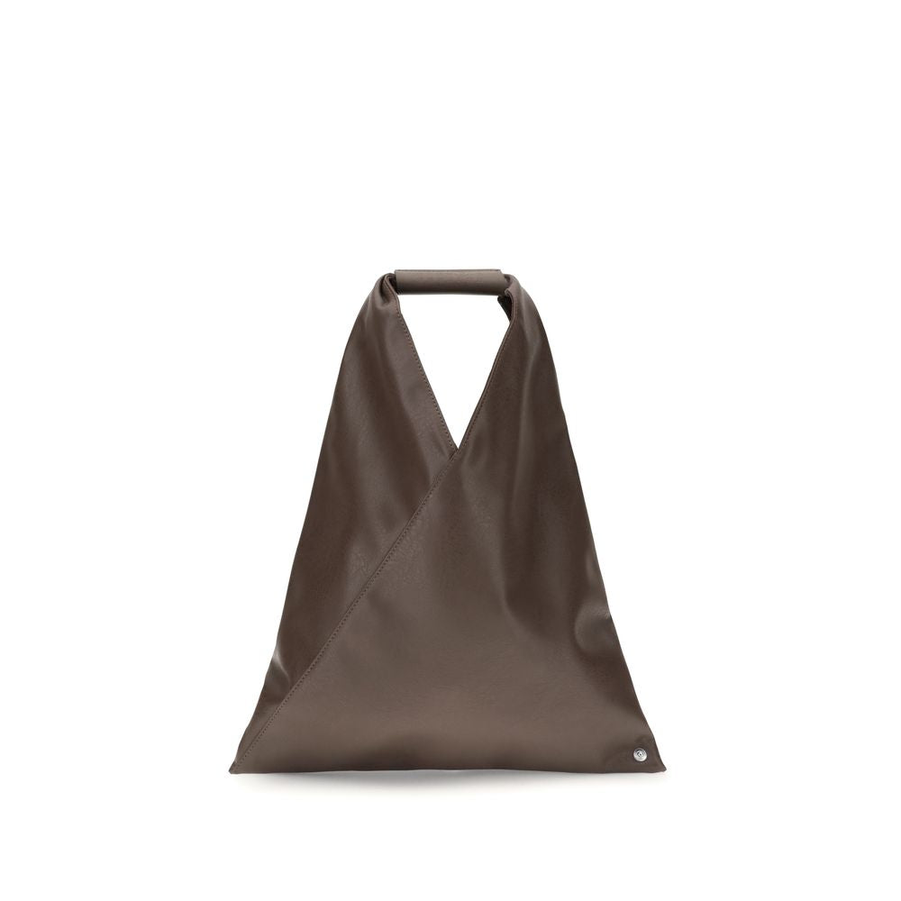 MM6 Brown Polyethylene Handbag