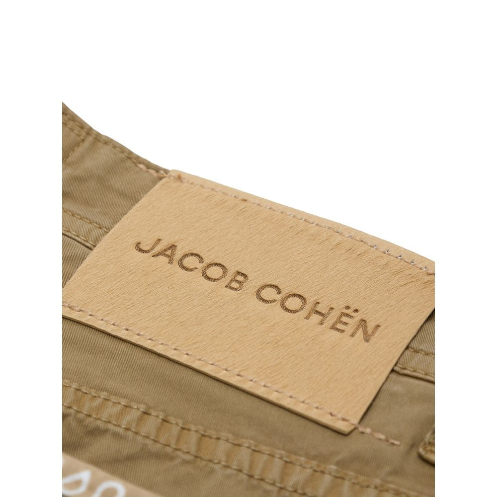 Jacob Cohen Beige Cotton Skinny Pant